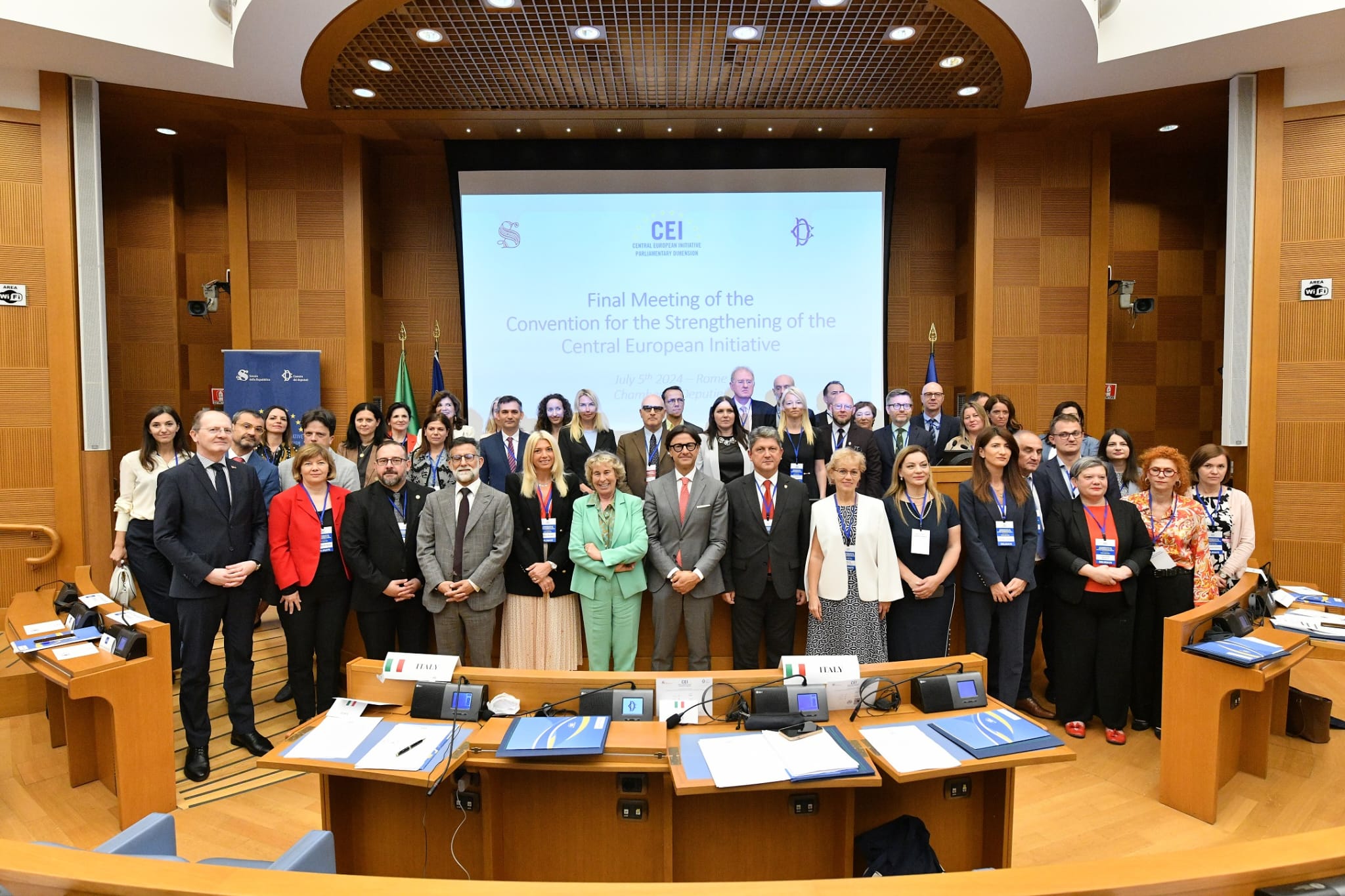 Final meeting of the “Convention for the Strengthening of the Central European Initiative” (Rome, 5 July 2024)