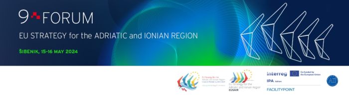 9th EUSAIR forum “Shaping the future of EUSAIR (Šibenik, 15-16 May 2024)